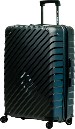 Large case SwissBags Diamond cut 76 cm metallic black