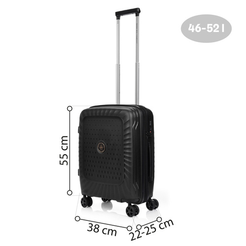Swissbags Ibiza cabin case 55 cm black
