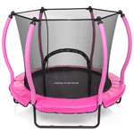 Trampoline for kids Meteor TRP-70 140 cm pink
