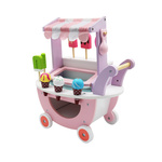Wooden Ice Cream Cart pink
