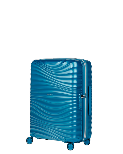 Średnia walizka SwissBags Cruise 65 cm turkusowy