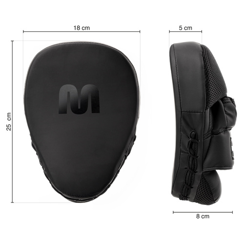 Boxing Focus Pads Meteor training, pair, synthetic PU leather