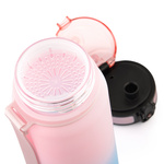 Bidon sportowy Meteor 800 ml różowy/niebieski