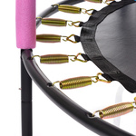 Trampolina dla dzieci Meteor TRP-65P 140 cm różowy/jasny niebieski