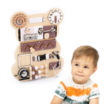 Wooden manipulative board bear