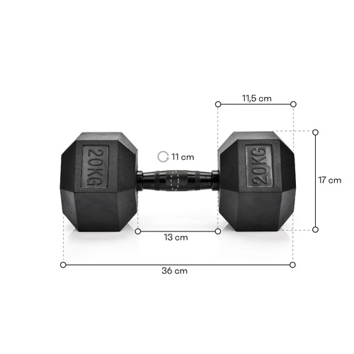 Meteor Hexagonal Dumbbell 20 kg