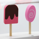 Wooden Ice Cream Cart pink