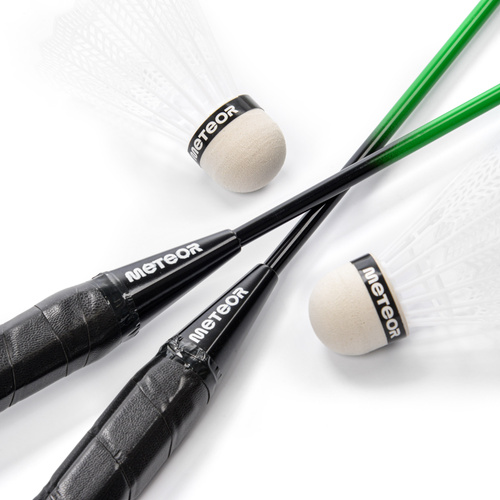 Zestaw do badmintona Meteor Serve miętowy