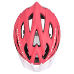 Kask rowerowy Meteor Marven S 52-56 cm koralowy /biały