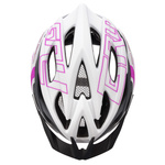 Kask rowerowy Meteor Gruver L 58-61 cm biały/szary/różowy