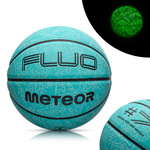 Piłka do koszykówki Meteor Fluo miętowy 7