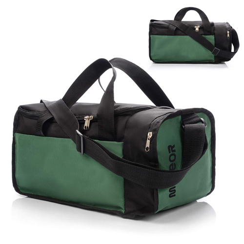 Torba fitness Meteor Nepr 20 l czarny/zielony