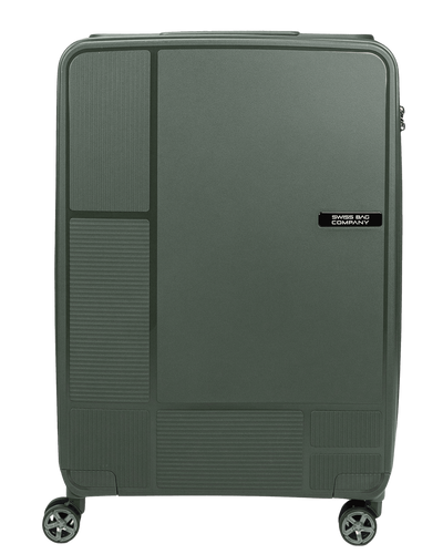 Średnia walizka SwissBags Magna 68 cm zielony