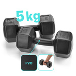 Cement dumbbell set 2x5 kg Meteor