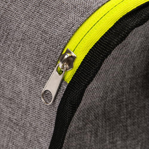 Torba fitness Meteor Nepr 20 l szary melanż/neonowy zielony