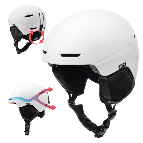 Ski helmet Meteor Avalo S 53-55 cm white