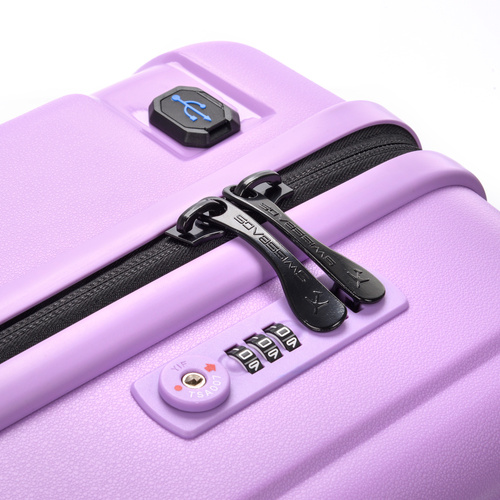 SwissBags Tourist Cabin Suitcase 55cm Purple