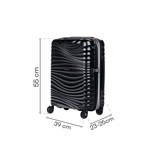 Walizka kabinowa SwissBags Cruise 55 cm czarny