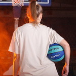 Piłka koszykowa Meteor Layup 5 niebieski