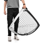 Meteor Football Goal 120x76x76 cm black/white