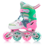 Inline skates Meteor 4in1 Mermaid pink S 30-33