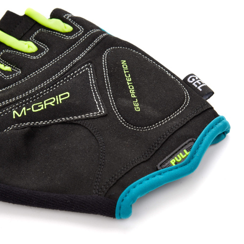 Bike gloves Meteor Gel GX39 XXL dark green-green