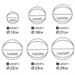 Piłka do koszykówki Meteor Layup 1 pomarańczowy