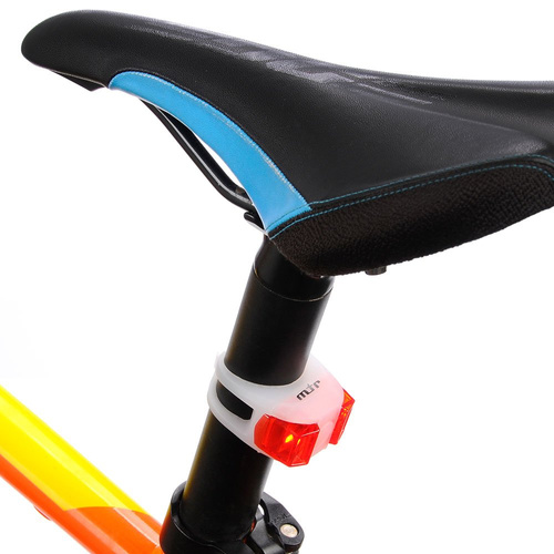 Zestaw lampek rowerowych Meteor Flex biały