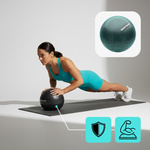 Piłka do pilatesu Meteor 22 cm czarna