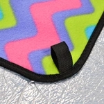 Picnic Blanket Meteor 2XL 200x200 cm Zigzag Multicolor