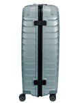 Duża walizka SwissBags Diamond cut 76 cm metaliczny niebieski