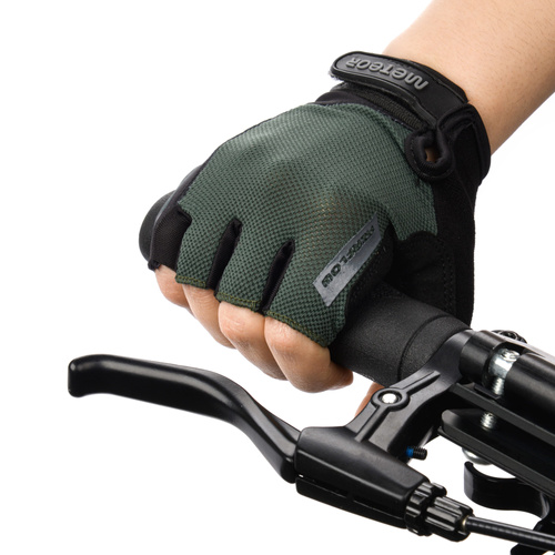 Bike gloves Meteor MX52 L black/green