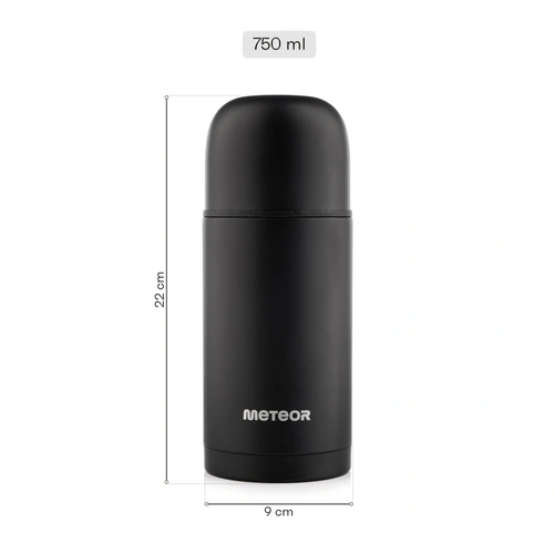 Termos Meteor 750 ml czarny