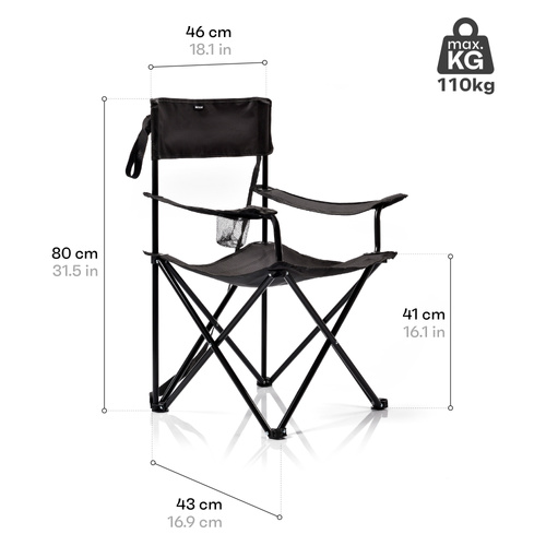 Meteor Seza folding chair black