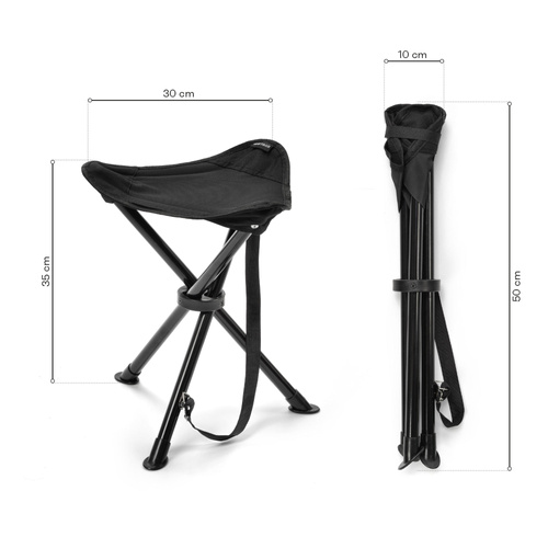 Meteor Lago folding chair black