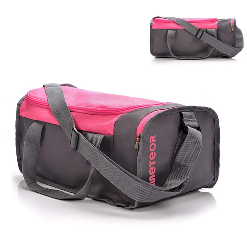 Torba fitness Meteor Nepr 20 l różowy/szary