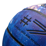 Piłka koszykowa Meteor Fluo niebieski/biały 7