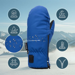 Rękawice zimowe Meteor Orel  XXS granatowy/czarny