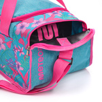 Fitness bag Meteor Nepr 20 l blue / pink flowers