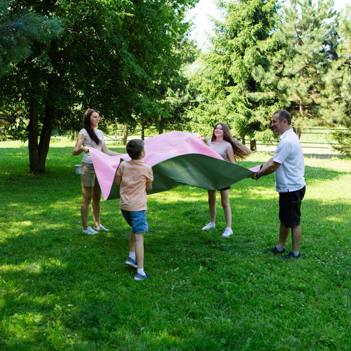 Picnic Blanket Meteor XL 175x200 cm pink