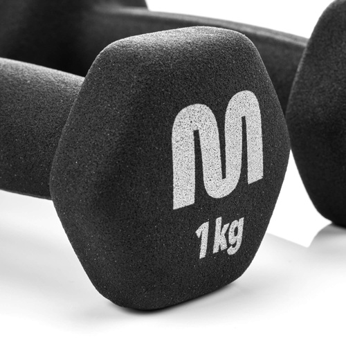 Cast iron dumbbell set 2x1 kg Meteor