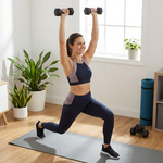 Cement dumbbell set 2x1 kg Meteor