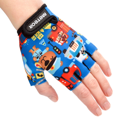 Meteor Kids M Safe city cycling gloves