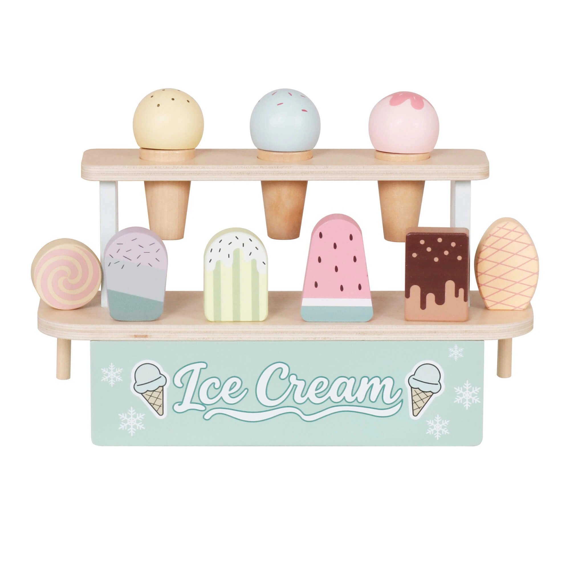 Wooden Ice Cream Cart 