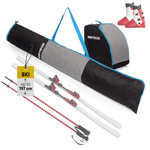 Ski set Meteor Norse grey/black