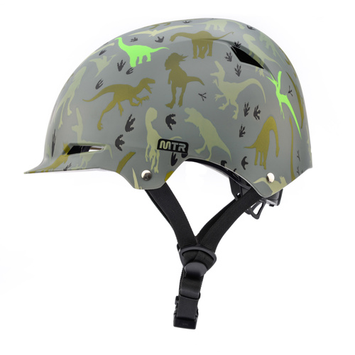 Kask rowerowy dla dzieci Meteor KS02 S 48-52 cm Dinosaurs