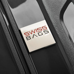 SwissBags Tourist Medium Suitcase 65cm Black