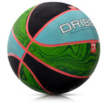 Piłka do koszykówki Meteor Dribble niebieski/zielony