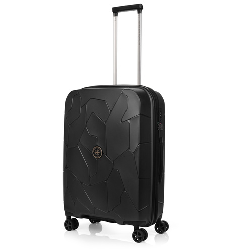 Średnia walizka SwissBags Lava 66 cm czarny