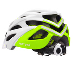 Kask rowerowy Meteor Marven S 52-56 cm biały/neonowy zielony
